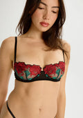Rose Unlined Balconette Bra Blush Carmen