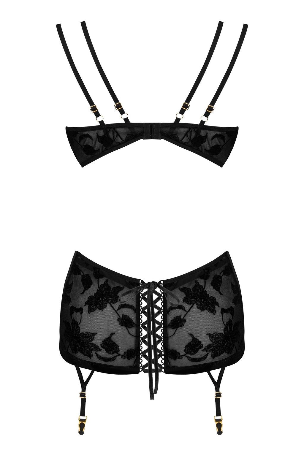 Beauty Night Xiomara Delicate Lace & Velvet Chemise
