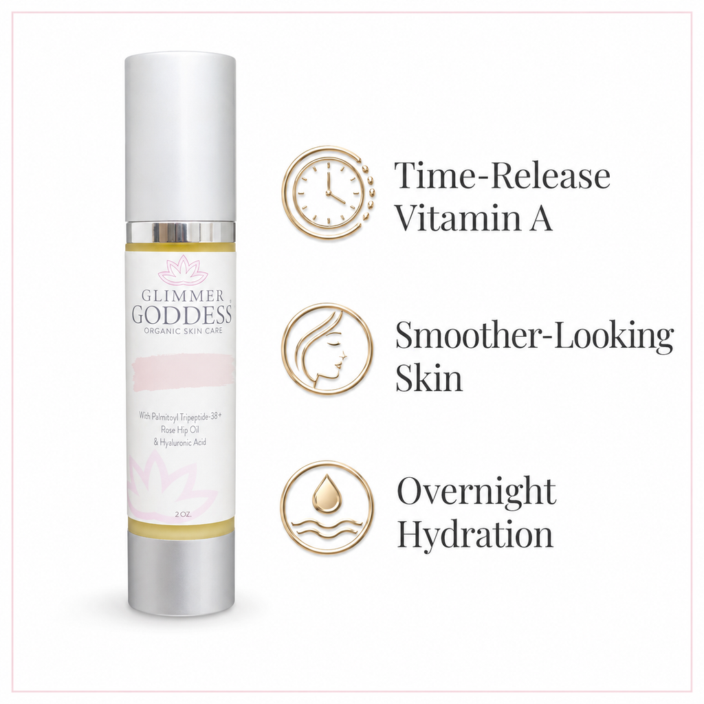 Organic Vitamin A Microcaps Night Cream – Brightening Anti-Aging Treatment