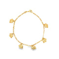Dangle Elephant Charm Anklet (E134)
