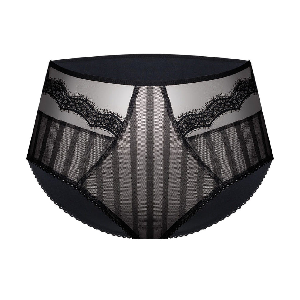Sheer See Through High Waist Brief Panty Stefani