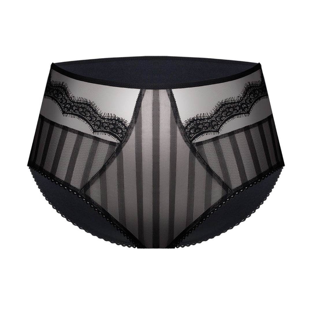 Sheer See Through High Waist Brief Panty Stefani